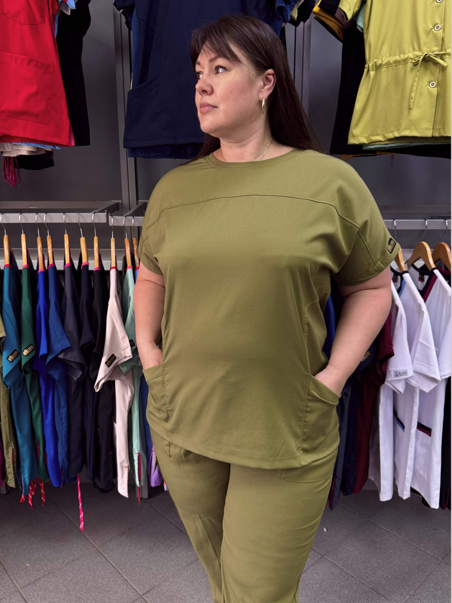 Костюм Basic Lux Lycra Хаки (Khaki) XXL